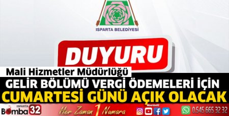 Cumartesi günü açık olacak