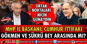 CUMHUR İTTİFAKI GÖKMEN BEY VE ŞÜKRÜ BEY ARASINDA MI