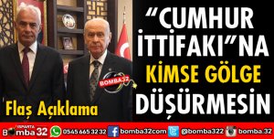 CUMHUR İTTİFAKINA KİMSE GÖLGE DÜŞÜRMESİN LÜTFEN