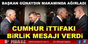 CUMHUR İTTİFAKINDAN BİRLİK MESAJI