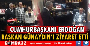 CUMHURBAŞKANI ERDOĞAN ISPARTA BELEDİYESİ'Nİ ZİYARET ETTİ
