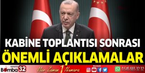 Cumhurbaşkanı Erdoğan'dan önemli açıklamalar