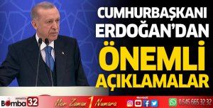Cumhurbaşkanı Erdoğan'dan önemli açıklamalar