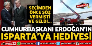 CUMHURBAŞKANI ERDOĞAN'IN HEDİYESİ