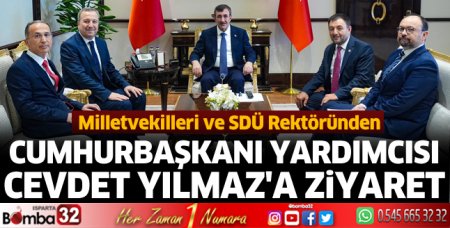 Cumhurbaşkanı Yardımcısı Cevdet Yılmaz'a ziyaret