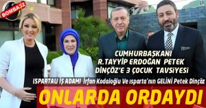 Cumhurbaşkanının konukları oldular