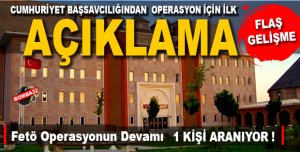 CUMHURİYET BAŞSAVCILIĞINDAN OPERASYON AÇIKLAMASI