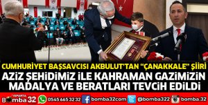 Cumhuriyet Başsavcısından duygu yüklü şiir