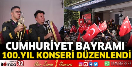 Cumhuriyet Bayramı 100.Yıl Konseri düzenlendi
