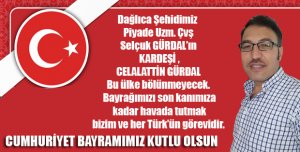 CUMHURİYET BAYRAMIMIZ KUTLU OLSUN
