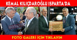 Cumhuriyet Halk Partisi Genel Başkanı Kemal Kılıçdaroğlu Isparta’da.