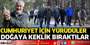 Cumhuriyet için yürüdüler