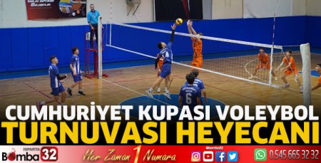 Cumhuriyet Kupası Voleybol Turnuvası Heyecanı