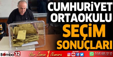 Cumhuriyet Ortaokulu seçim sonuçları