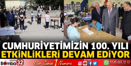 Cumhuriyetimizin 100. Yılı etkinlikleri devam ediyor