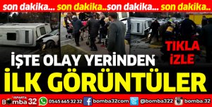 Çünür kavşağında feci kaza: olay yerinden ilk görüntüler
