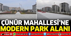 ÇÜNÜR MAHALLESİNE MODERN PARK ALANI