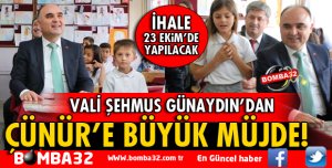 ÇÜNÜR MAHALLESİ'NE ORTAOKUL MÜJDESİ