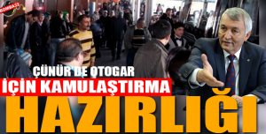 Çünür’de otogar için kamulaştırma hazırlığı