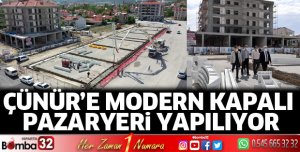 Çünür’e modern kapalı pazaryeri yapılıyor