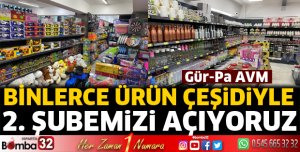 Çünür'de Gür-Pa AVM açılıyor