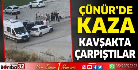 Çünür'de kaza