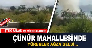 Çünür'de Korkutan Yangın!