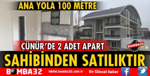 ÇÜNÜR'DE SAHİBİNDEN SATILIK 2 ADET APART