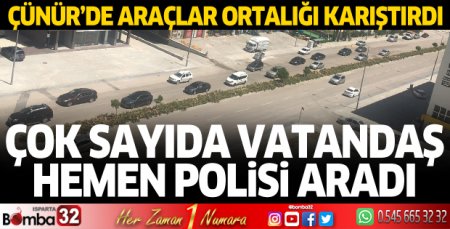 Çünür'de vatandaşlar polise ihbar etti