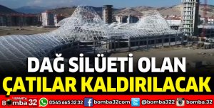 Dağ silüeti olan çatılar kaldırılacak