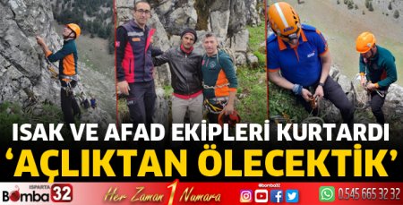 Dağda kurtarılan çoban; Açlıktan ölecektik