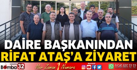 Daire Başkanından Rifat Ataş'a ziyaret