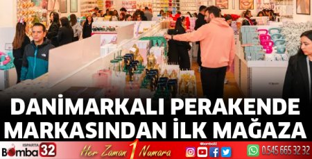 Danimarkalı perakende markasından ilk mağaza