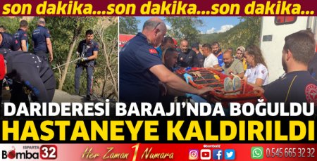 Darıderesi Barajı'nda boğuldu