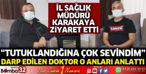 Darp edilen doktor konuştu