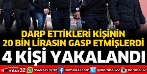 DARP ETTİKLERİ VATANDAŞIN 20 BİN LİRASINI GASP ETTİLER