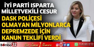 Dask Poliçesi Olmayan Milyonlarca Depremzede İçin Kanun Teklifi Verdi