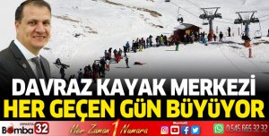 DAVRAZ KAYAK MERKEZİ HER GEÇEN GÜN BÜYÜYOR