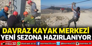 DAVRAZ KAYAK MERKEZİ SEZONA HAZIRLANIYOR