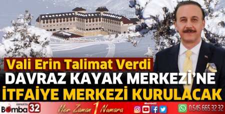 Davraz Kayak Merkezi’ne itfaiye merkezi kurulacak