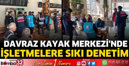 Davraz Kayak Merkezi'nde işletmelere sıkı denetim