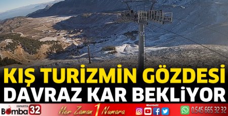 Davraz Kayak Merkezi'nde umutlu bekleyiş