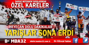 DAVRAZ MOTOSNOW YARIŞLARI TAMAMLANDI