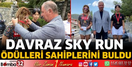 Davraz Sky Run ödülleri sahiplerini buldu