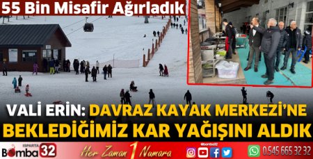 Davraz'a beklediğimiz kar yağışını aldık