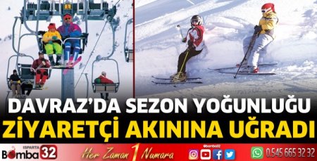 Davraz'a ilk gün ziyaretçi akını 