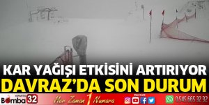 Davraz'da kar sevinci