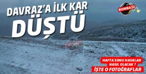 Davraz'da Kar Yağışı Başladı