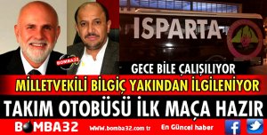 DAVRAZSPOR TAKIM OTOBÜSÜ İLK MAÇINA HAZIR