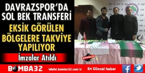 DAVRAZSPOR’DAN SOL BEK TAKVİYESİ